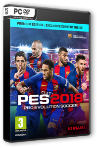PES 2018 / Pro Evolution Soccer 2018: FC Barcelona Edition (2017) PC | 